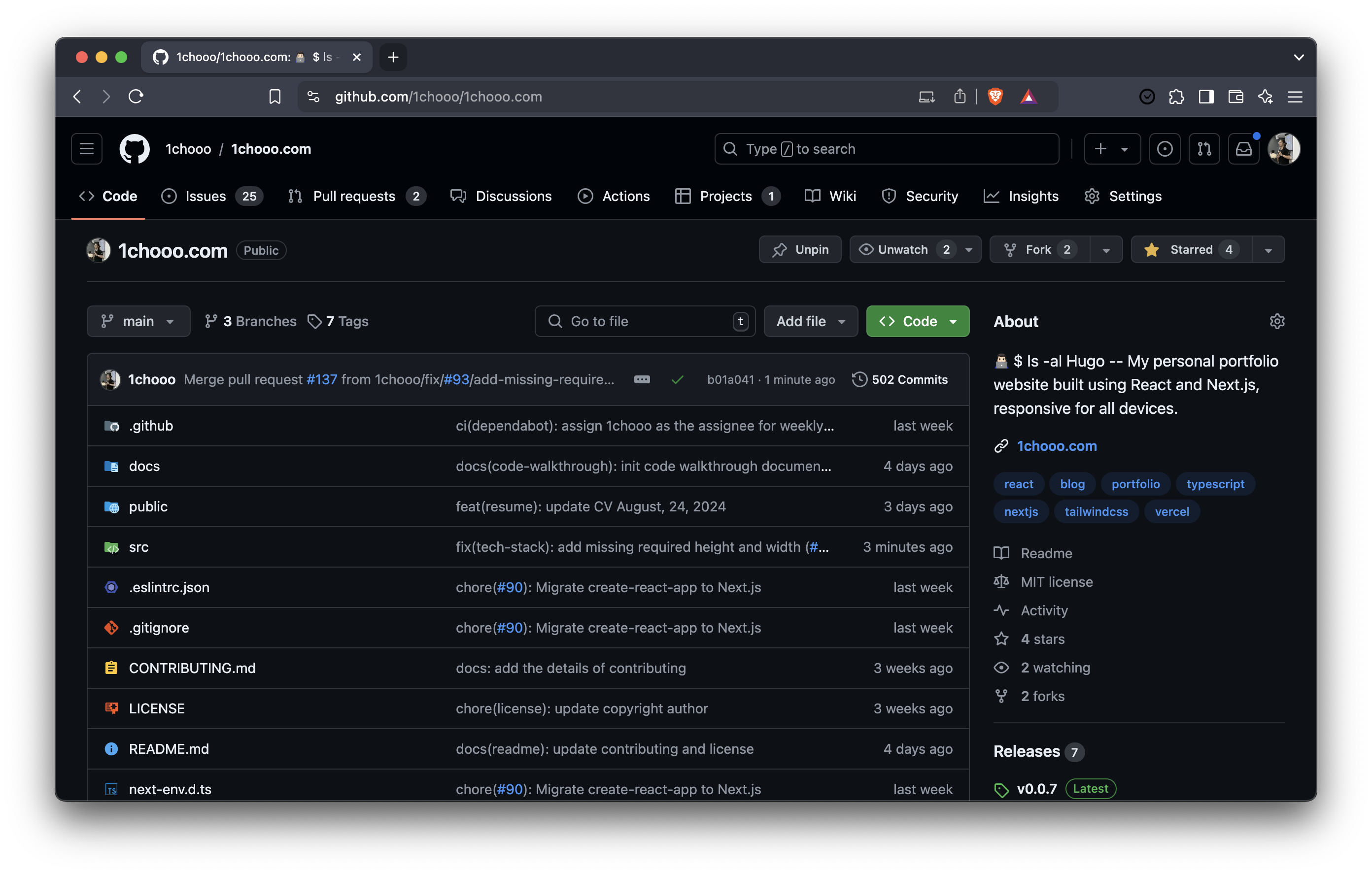 1chooo.com ā 500 commits achieving š„³